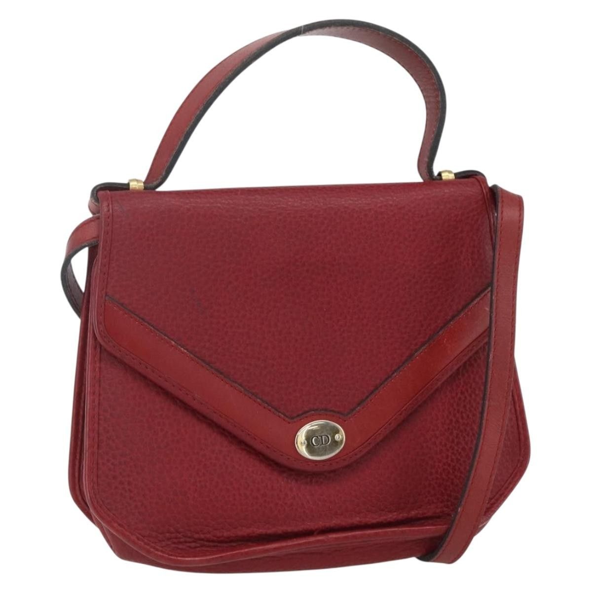 Dior Christian Dior Vintage Handbag Leather Size ONE SIZE - 1 Thumbnail