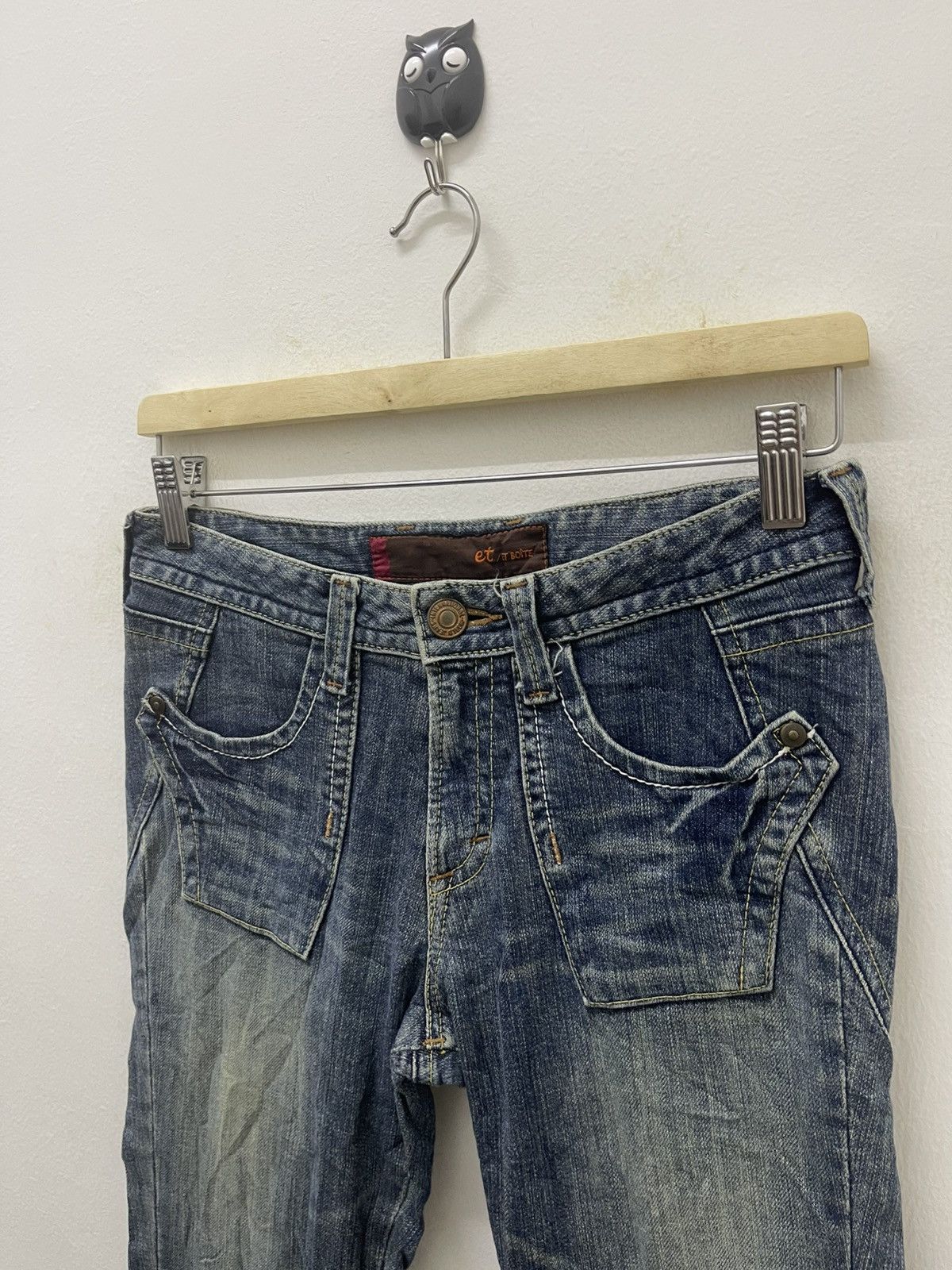 Japanese Brand Rare Vintage ET BOITE Flare Japan Designer Brand Size US 27 - 5 Thumbnail