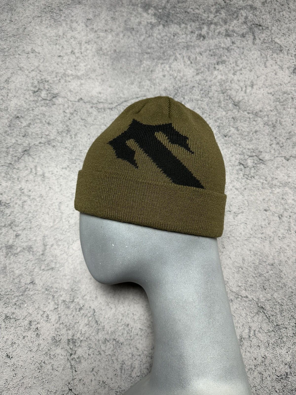 Trapstar London Trapstar London Olive Beanie Hat Size ONE SIZE - 1 Thumbnail
