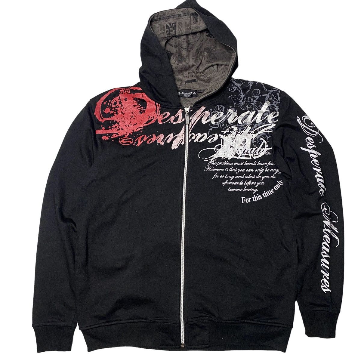 Hysteric Glamour 2000's Impala Desperate Poem Tattoo Hoodie Size US L / EU 52-54 / 3 - 1 Thumbnail