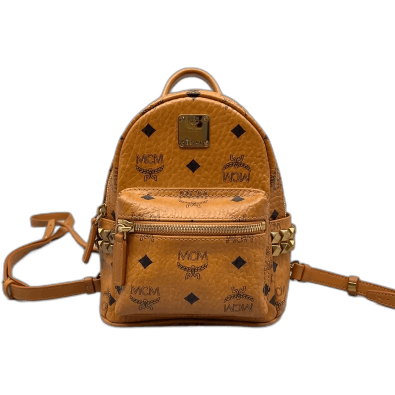 MCM Classic Cognac Color Backpack 17*21
