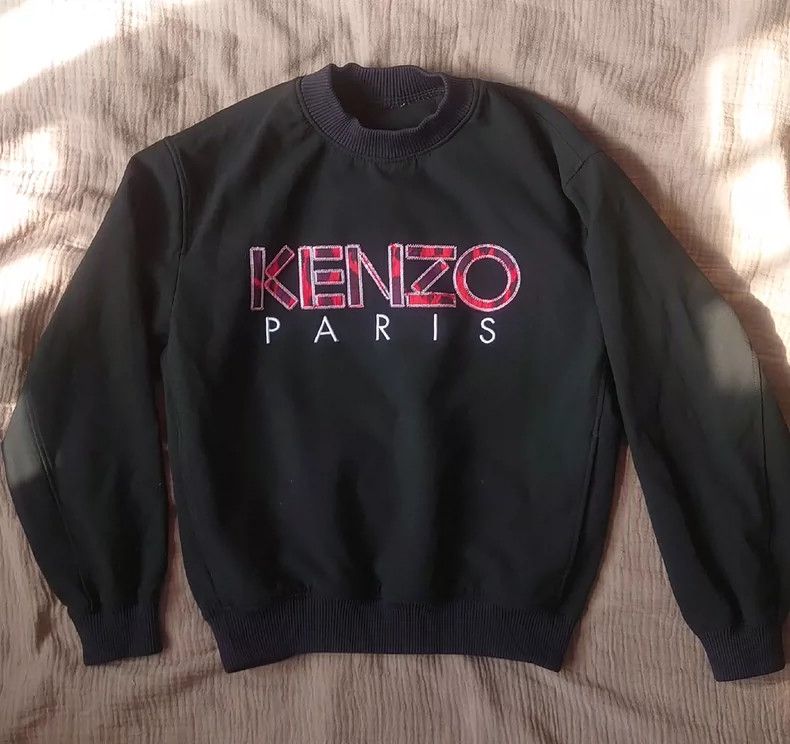 Kenzo Kenzo Paris Black Sweatshirt - dmc Size US S / EU 44-46 / 1 - 1 Thumbnail