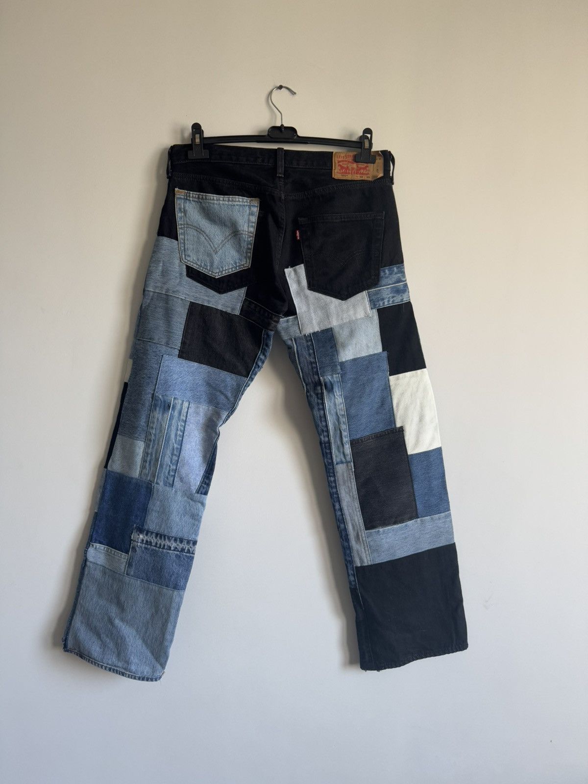 Levi's Custom recycled Levis jeans patchwork denim Size US 32 / EU 48 - 2 Thumbnail