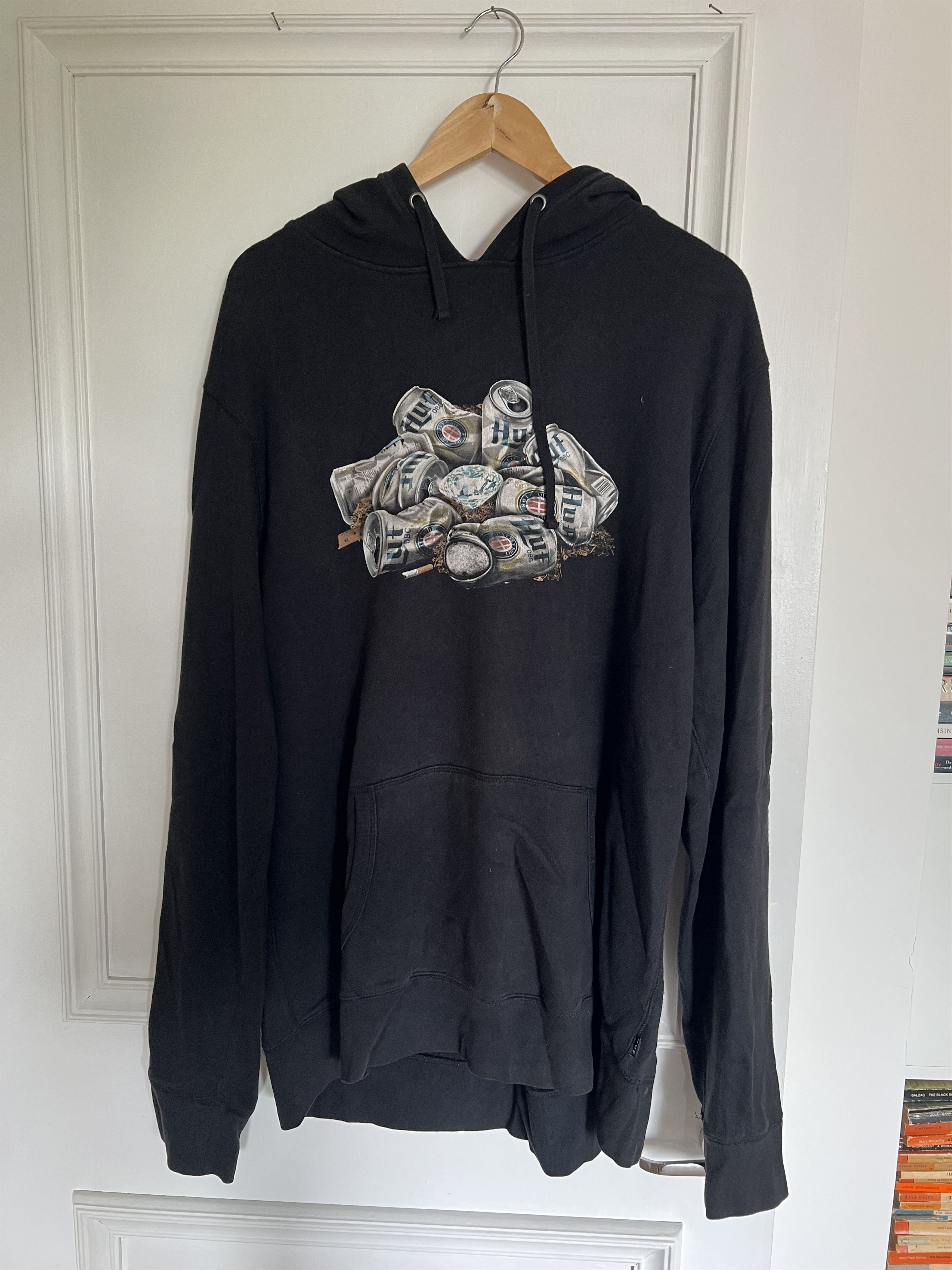 Huf Huf x Diamond Supply black hoodie Size US XL / EU 56 / 4 - 1 Thumbnail