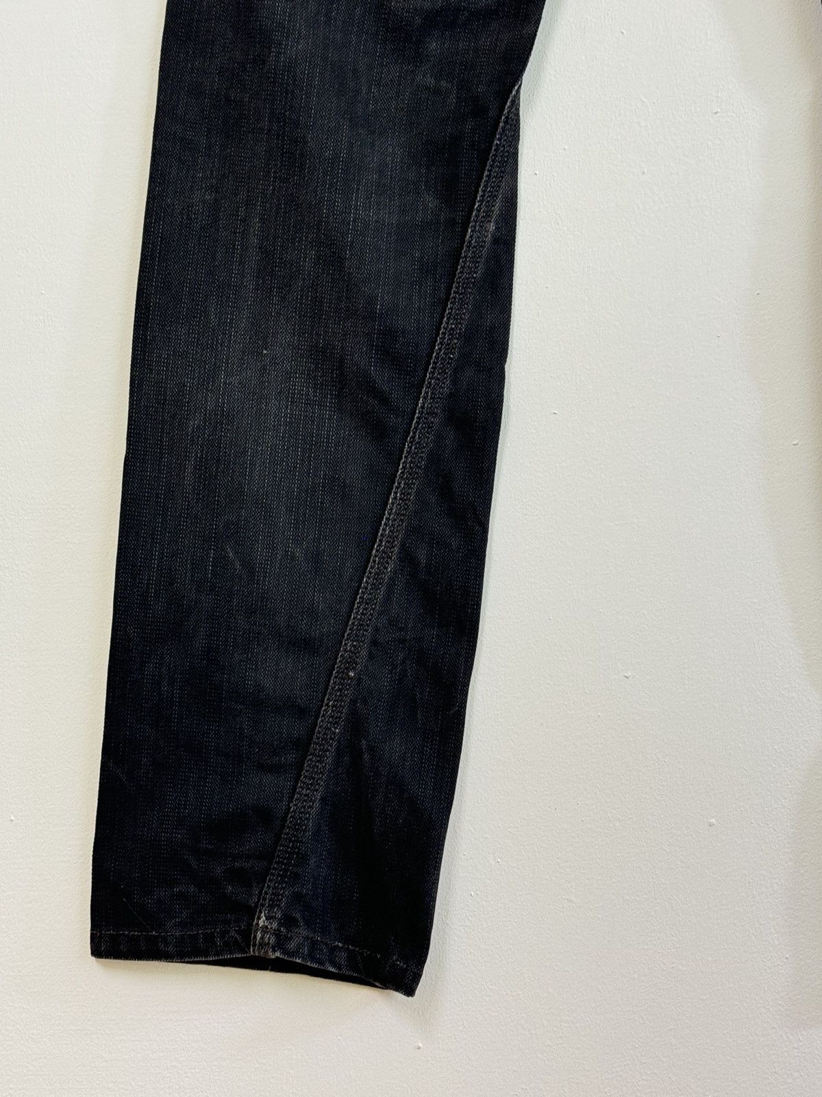 Nicole Club HIDEWAYS NICOLE TWIST LEG BLACK DENIM JEANS Size US 31 - 13 Thumbnail