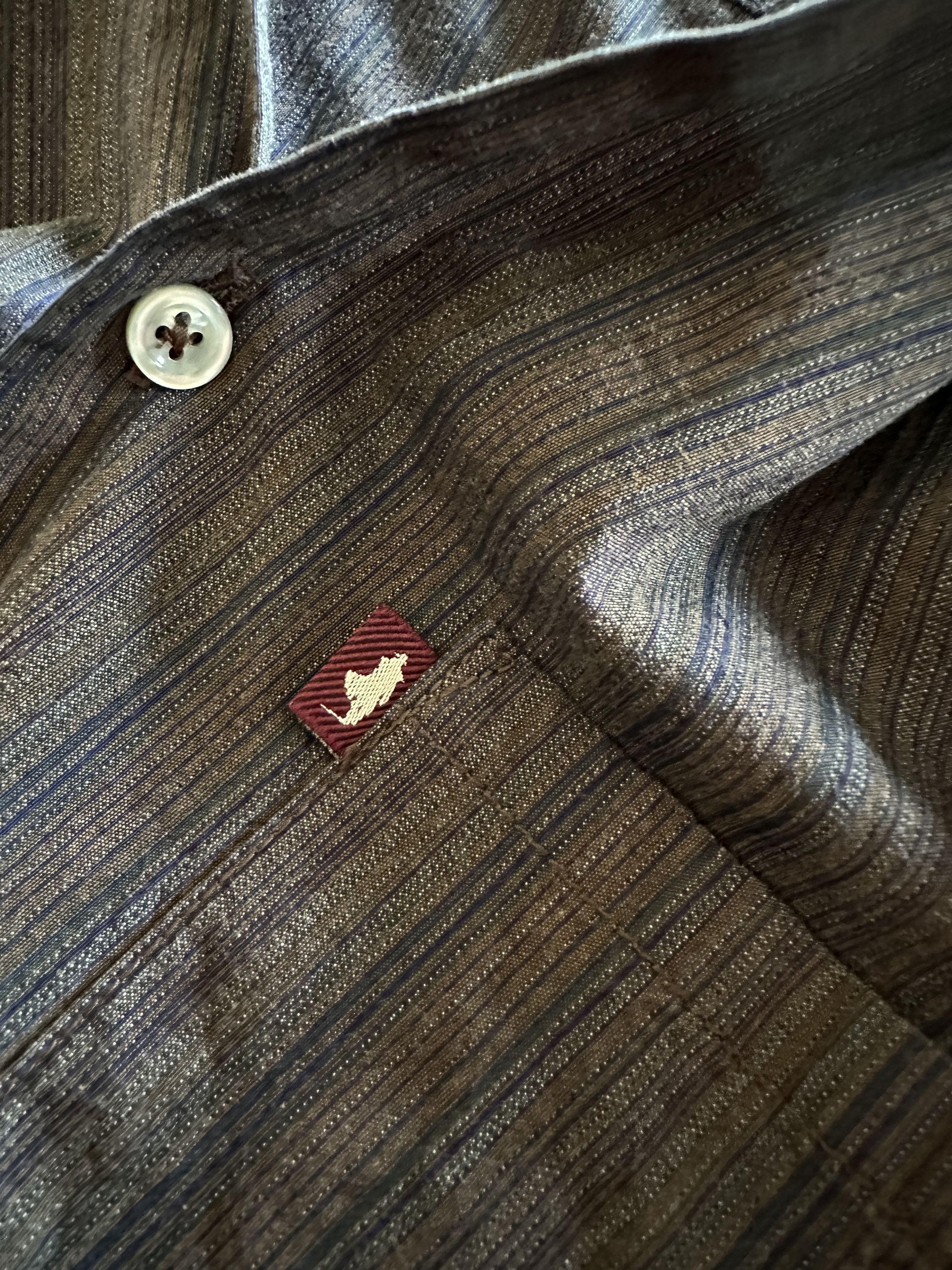 Marlboro Classics Marlboro Classics Brown Longsleeve Shirt Men's Small Size US S / EU 44-46 / 1 - 5 Thumbnail