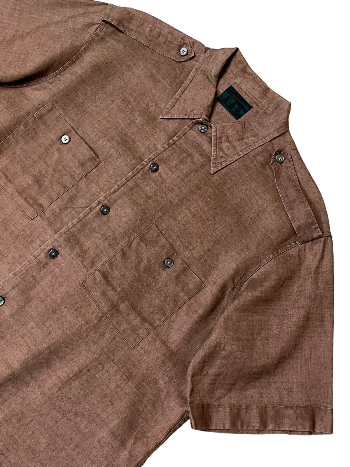 Yohji Yamamoto ARCHIVAL YOHJI YAMAMOTO AAR DURBAN S/S BUTTON UPS SHIRT Size US XL / EU 56 / 4 - 4 Thumbnail