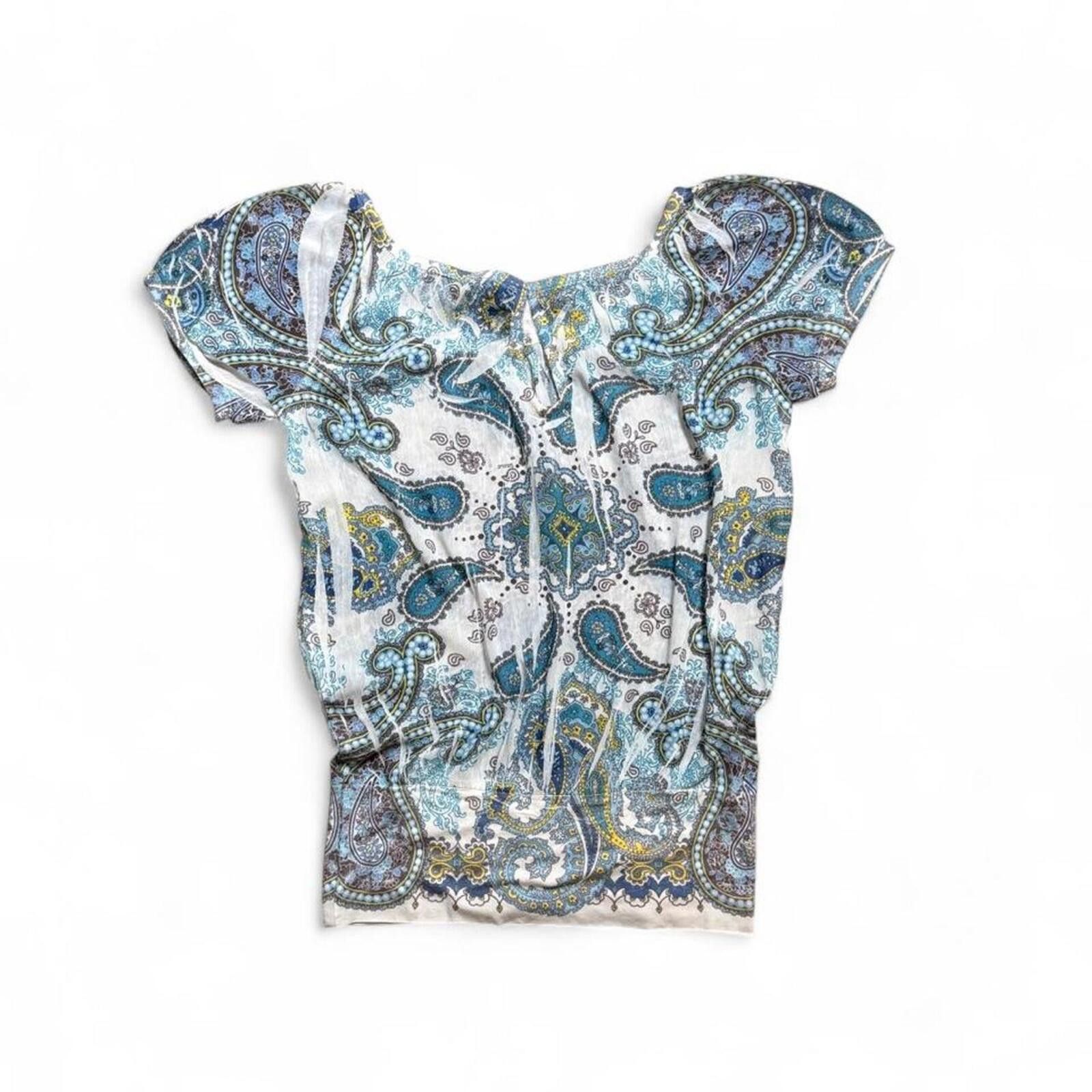 Other y2k 90s fairy core paisley blue top Size M / US 6-8 / IT 42-44 - 3 Thumbnail