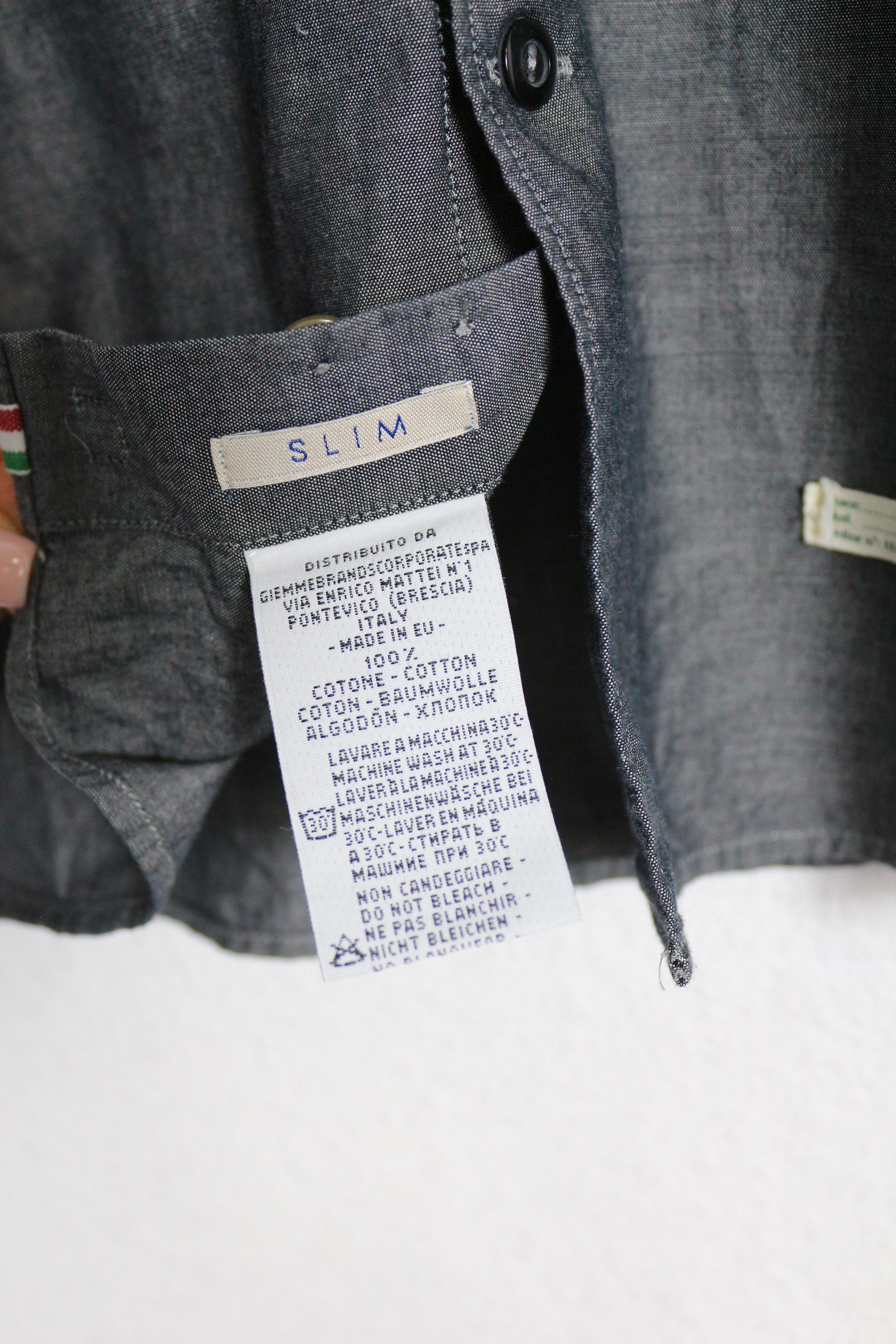 Tintoria Mattei Tintoria Mattei 954 Tape Applique Formal Shirt Size US M / EU 48-50 / 2 - 4 Thumbnail
