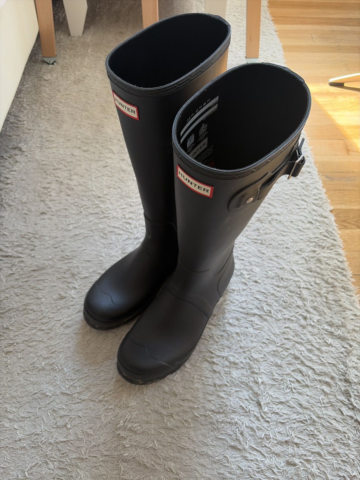 Hunter Tall Hunter Black Boots Size US 11 / EU 44 - 6 Thumbnail