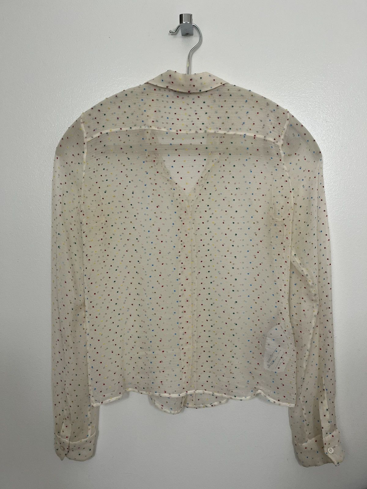 Miu Miu Silk Polka dot blouse Size XS / US 0-2 / IT 36-38 - 2 Thumbnail