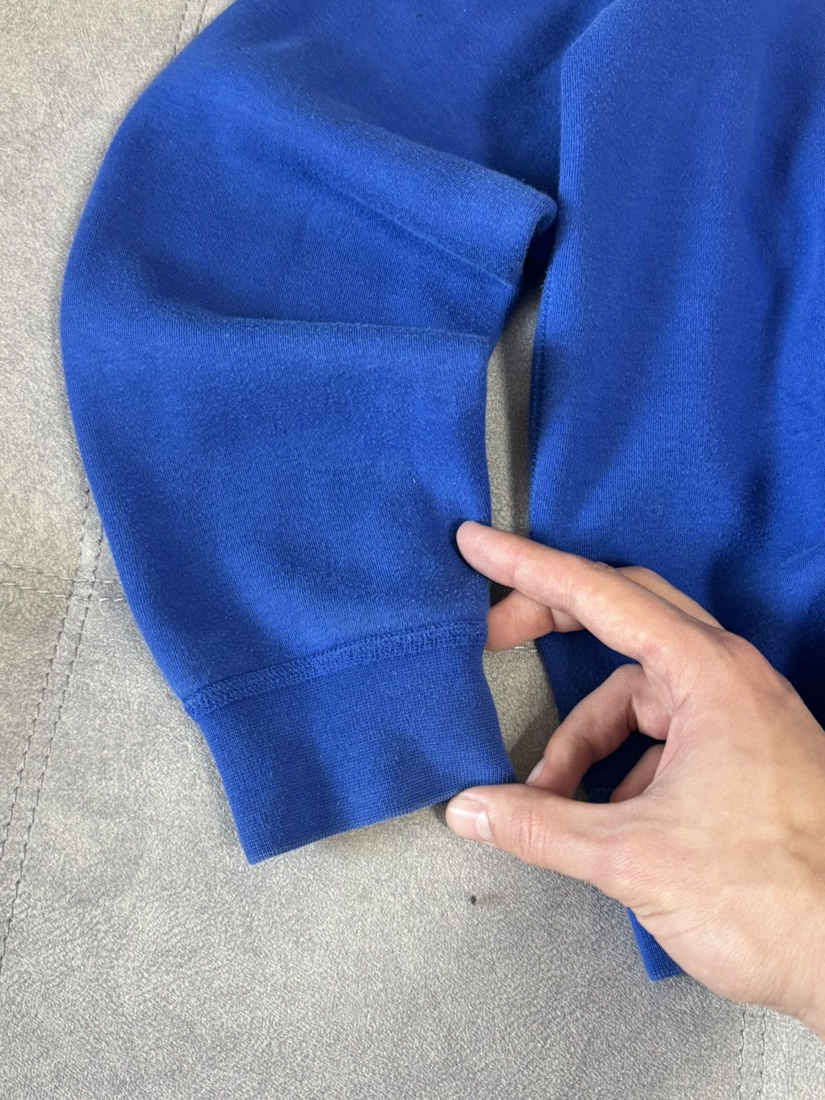 Polo Ralph Lauren × Vintage Vintage Polo Ralph Lauren blue fleece sweatshirt size S Size US S / EU 44-46 / 1 - 11 Thumbnail