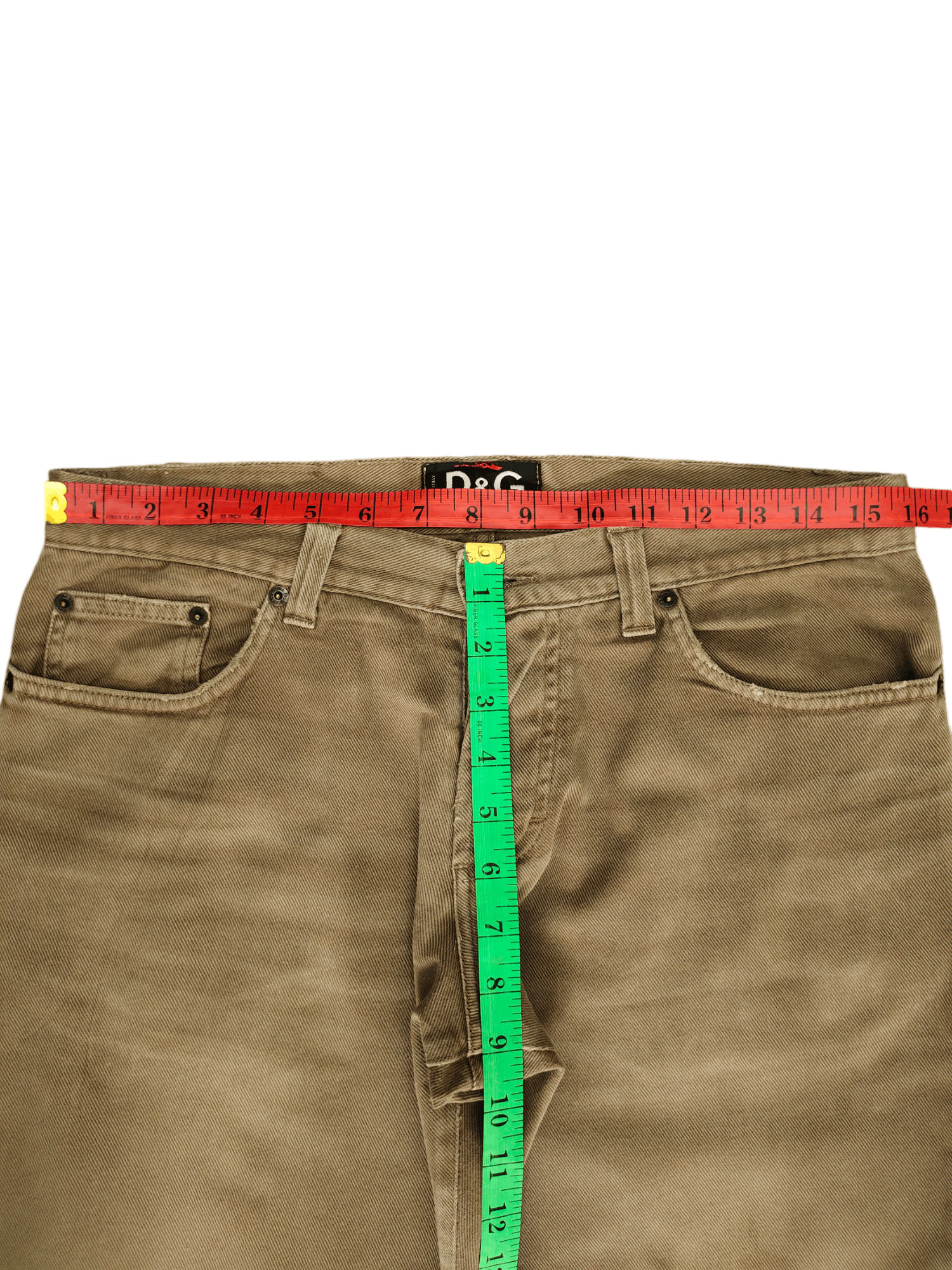 Dolce & Gabbana Dolce & Gabbana Brown Faded Distress Denim Pants Size US 32 / EU 48 - 7 Thumbnail