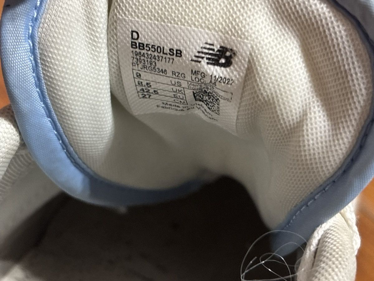 New Balance New balance 550 white blue haze Size US 9 / EU 42 - 6 Thumbnail