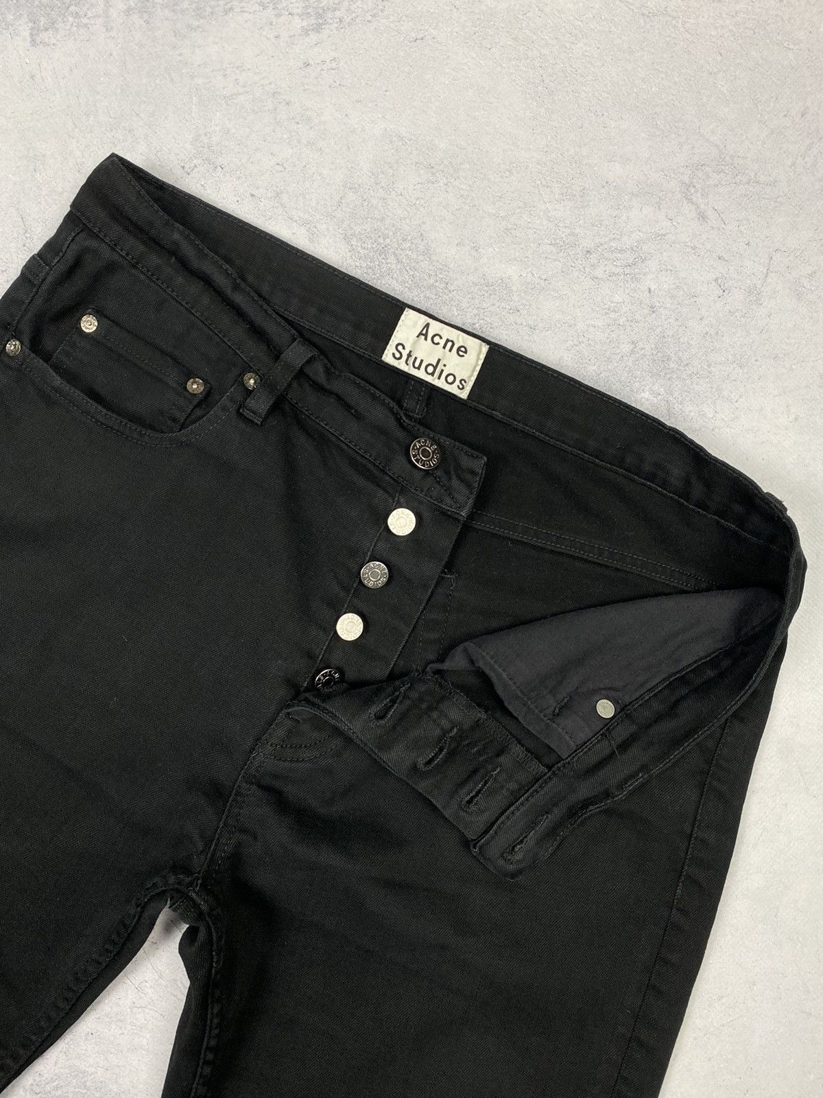 Acne Studios Acne Studios Town Stay Cash Jeans Black Size W34 L33 Size US 34 / EU 50 - 5 Thumbnail