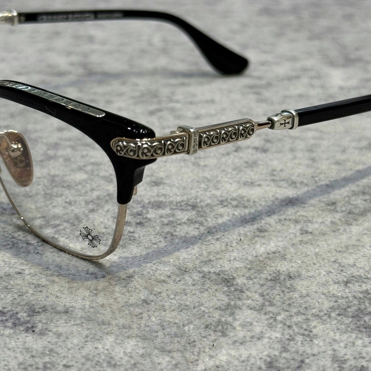 Chrome Hearts CHROME HEARTS VERTICAL SMILE II Black/Gold Plated 