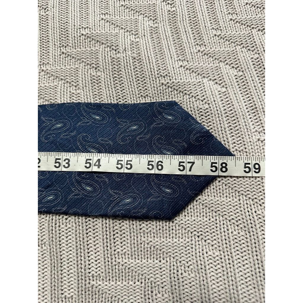 Nautica Nautica navy paisley silk tie Size ONE SIZE - 4 Thumbnail