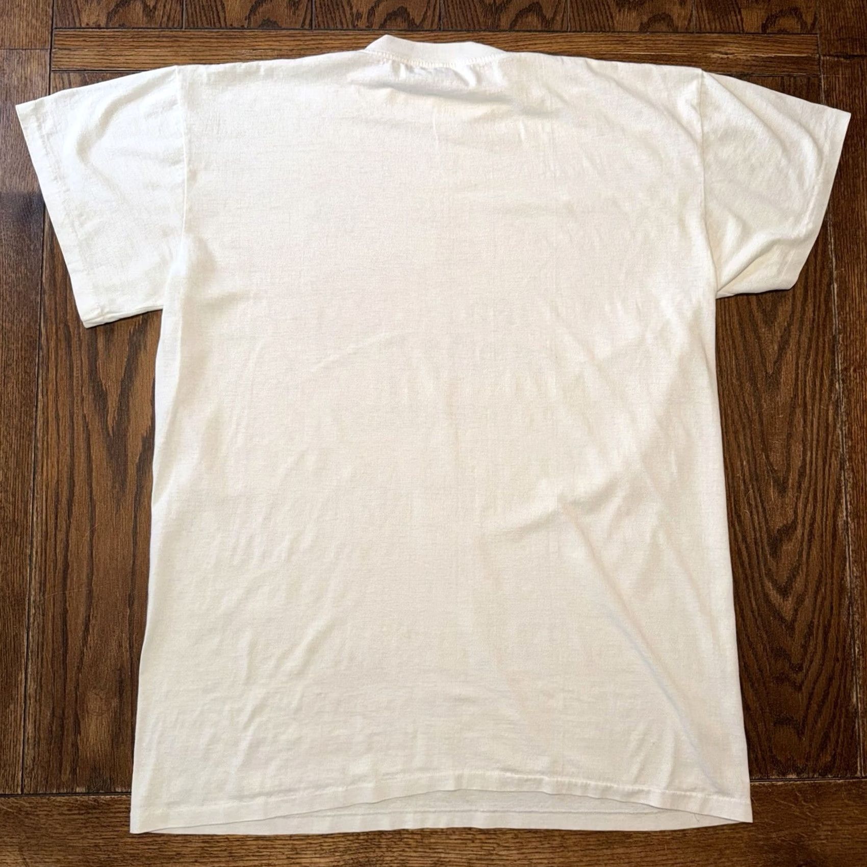 George VINTAGE Where Was George Not At Chappaquiddick Massachusetts T Shirt XL 70’s Mens Graphic Tee Short Sleeve Crew Neck Cotton Whites Kennedy Classic 70s Size US L / EU 52-54 / 3 - 5 Thumbnail