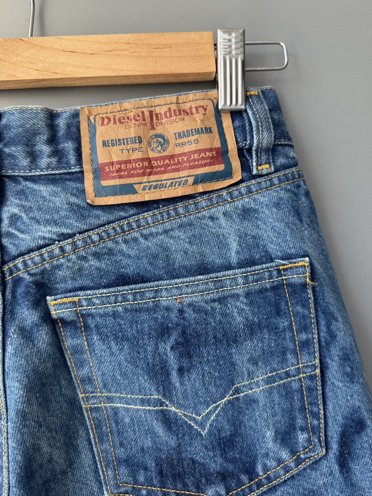 Diesel × Vintage Diesel Washed Blue Basic Jeans Shorts Size 30" / US 8 / IT 44 - 6 Thumbnail