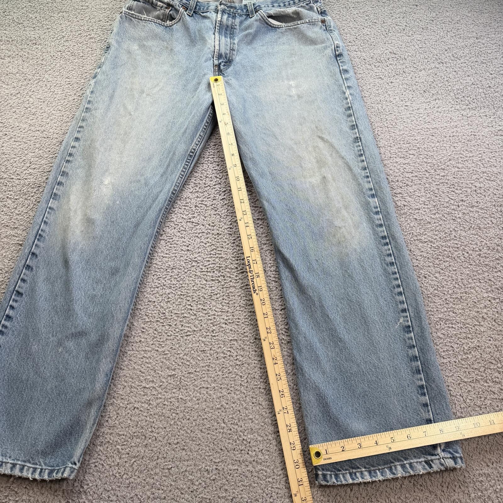 Levi's Vintage Levi’s 505 Light Wash Baggy Denim Jeans 36x31 Size US 36 / EU 52 - 5 Thumbnail