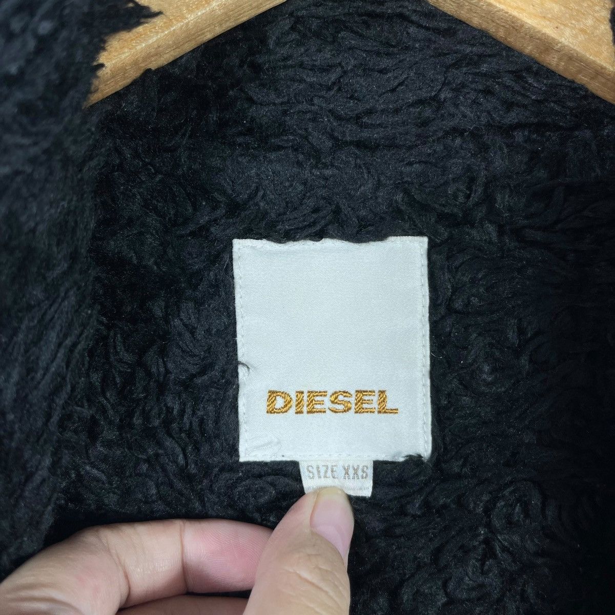 Diesel Vintage Diesel Sherpa Lined Zip Jacket Grey Size US XXS / EU 40 - 3 Thumbnail
