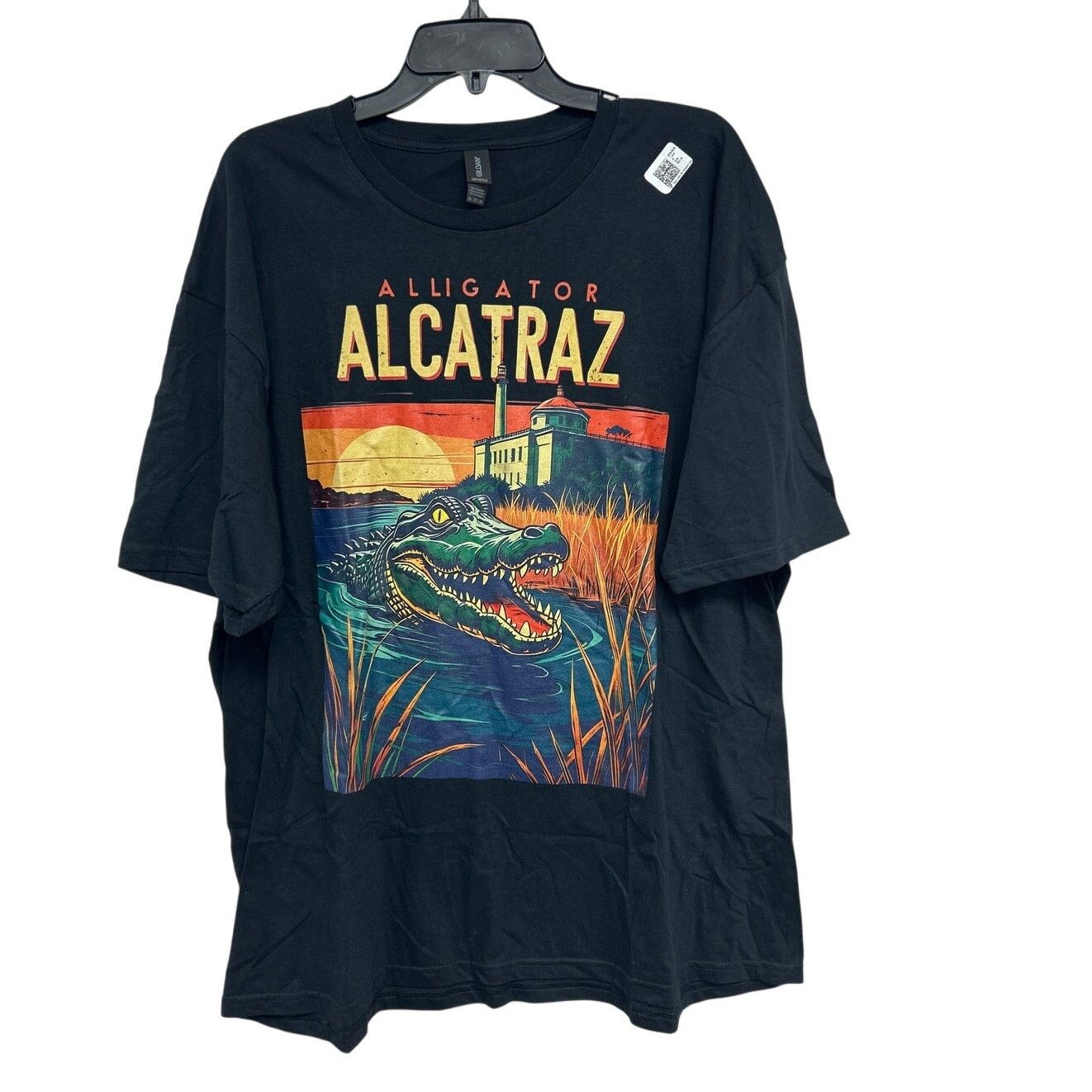 Gildan NWT New Gildan Womens 2XL Alligator Alcatraz Crew Neck Shirt Size XXL / US 16-18 / IT 52-54 - 1 Thumbnail