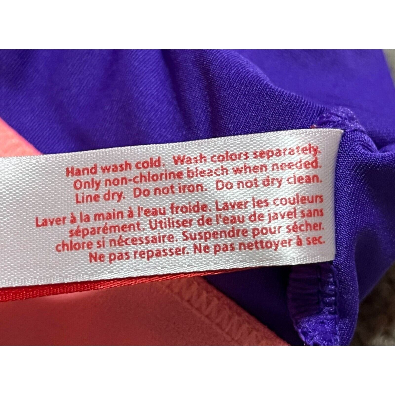 Other Josie By Natori Sports Bra 32B/C Racerback Unpadded Purple Size XXS / US 00 / IT 34 - 8 Thumbnail