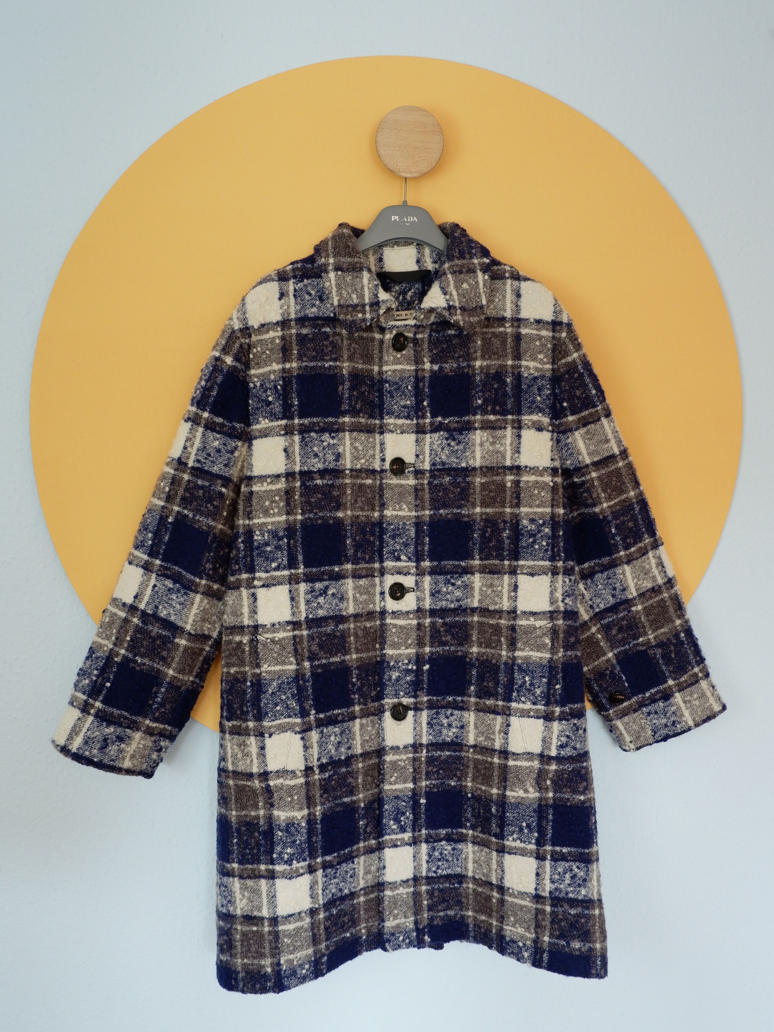 Marni Last drop! Marni checked bouclé wool coat Size US S / EU 44-46 / 1 - 1 Thumbnail