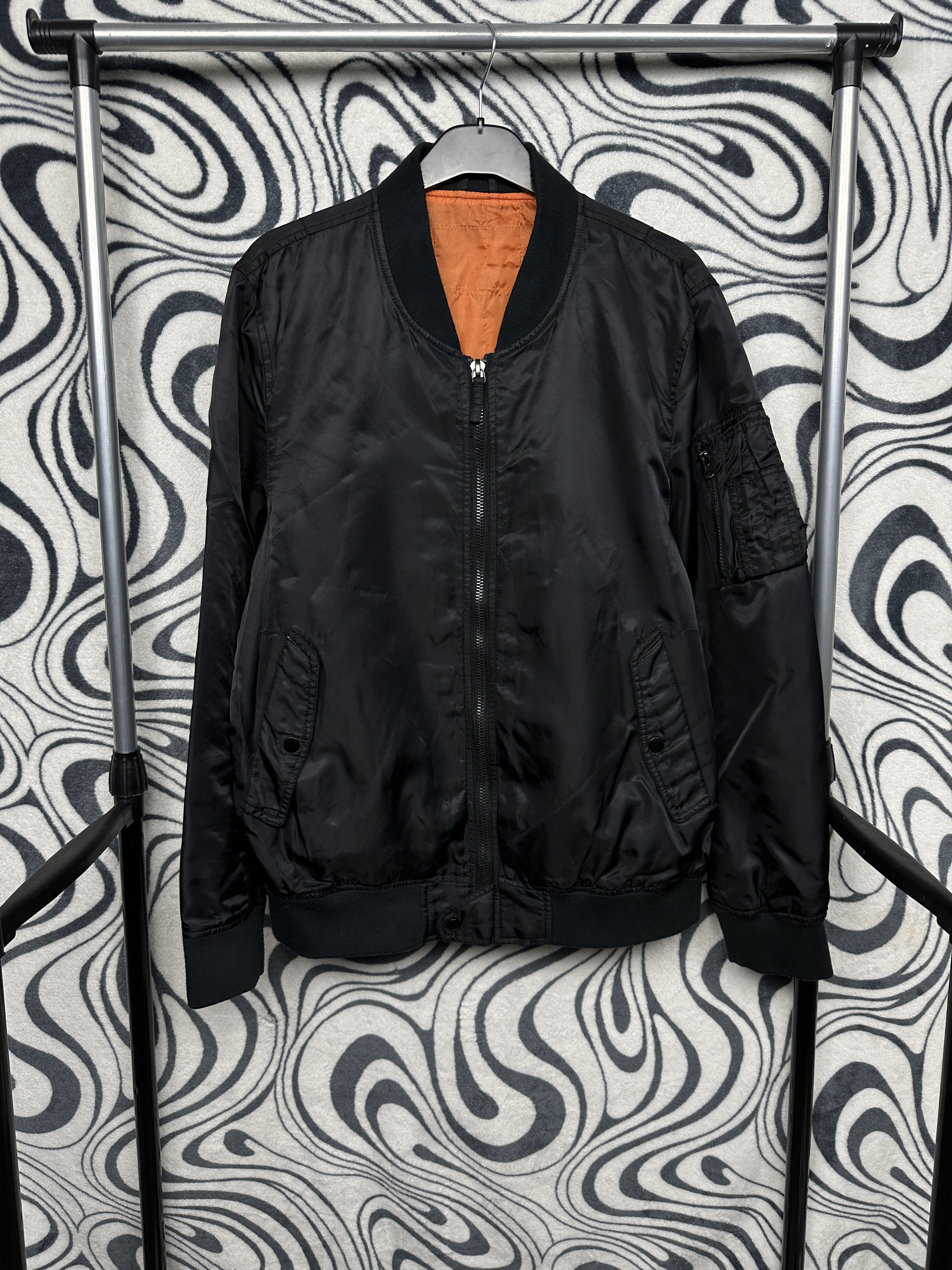 Vintage Vintage Mens Nylon MA1 Bomber Jacket Size US L / EU 52-54 / 3 - 1 Thumbnail