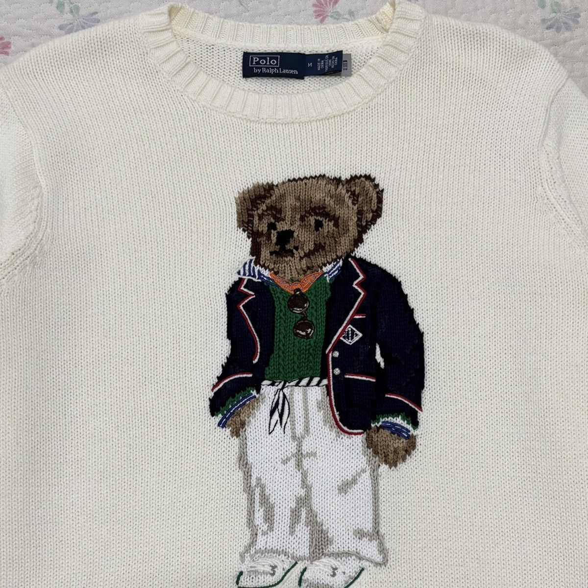 Polo Ralph Lauren Polo Ralph Lauren Bear Knit Sweater Size M / US 6-8 / IT 42-44 - 2 Thumbnail