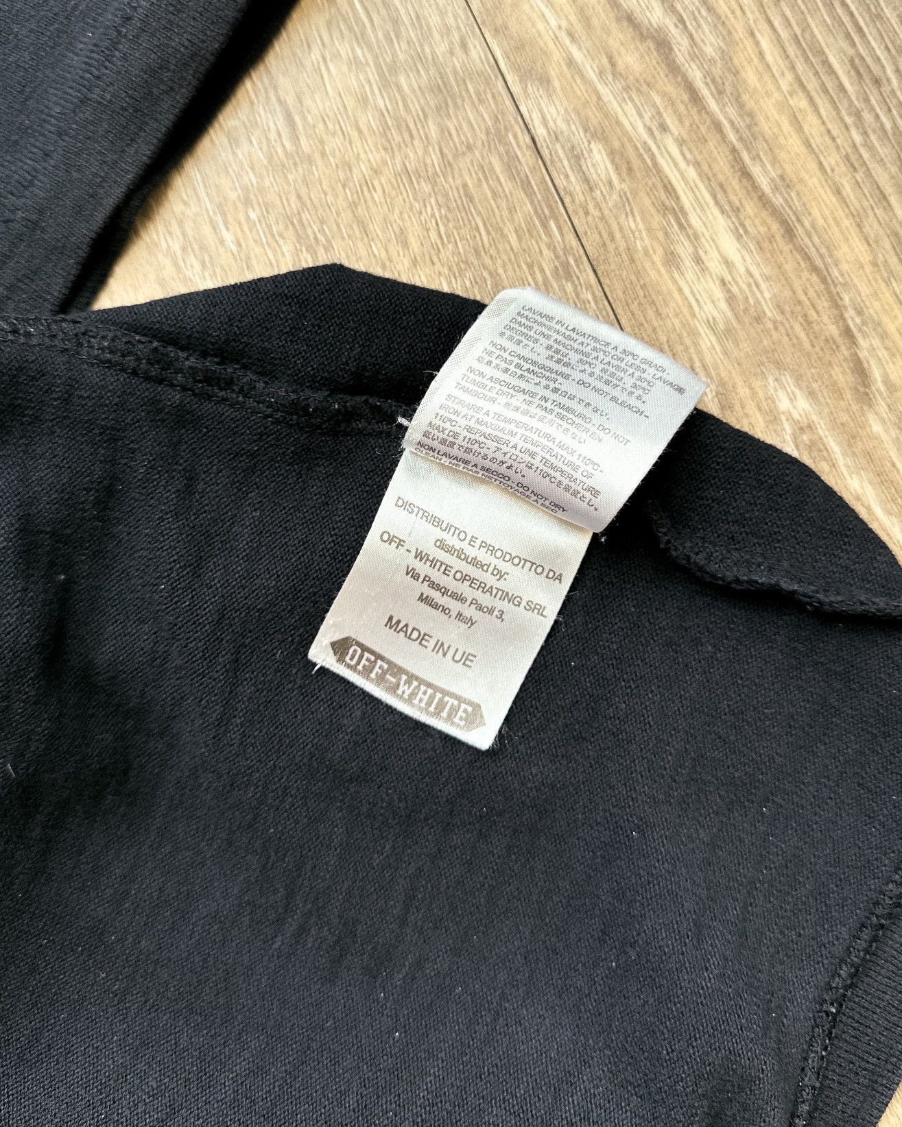 Off-White Off White Waves T Shirt Black Men’s S Virgil Abloh Archive Size US S / EU 44-46 / 1 - 6 Thumbnail