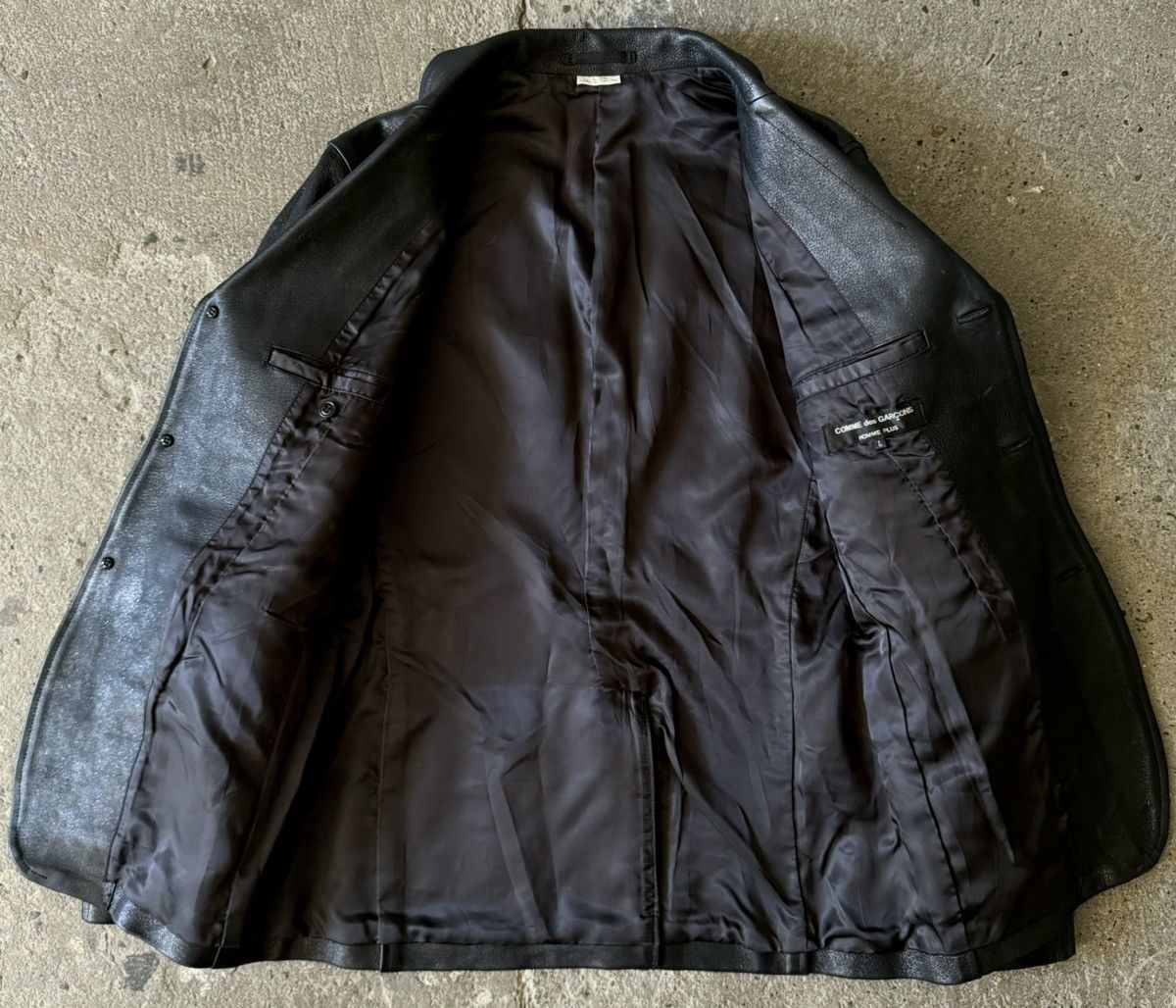 Comme des Garcons Comme Des Garcons Homme - 2007 - Pig Skin Leather Blazer Size US L / EU 52-54 / 3 - 11 Thumbnail