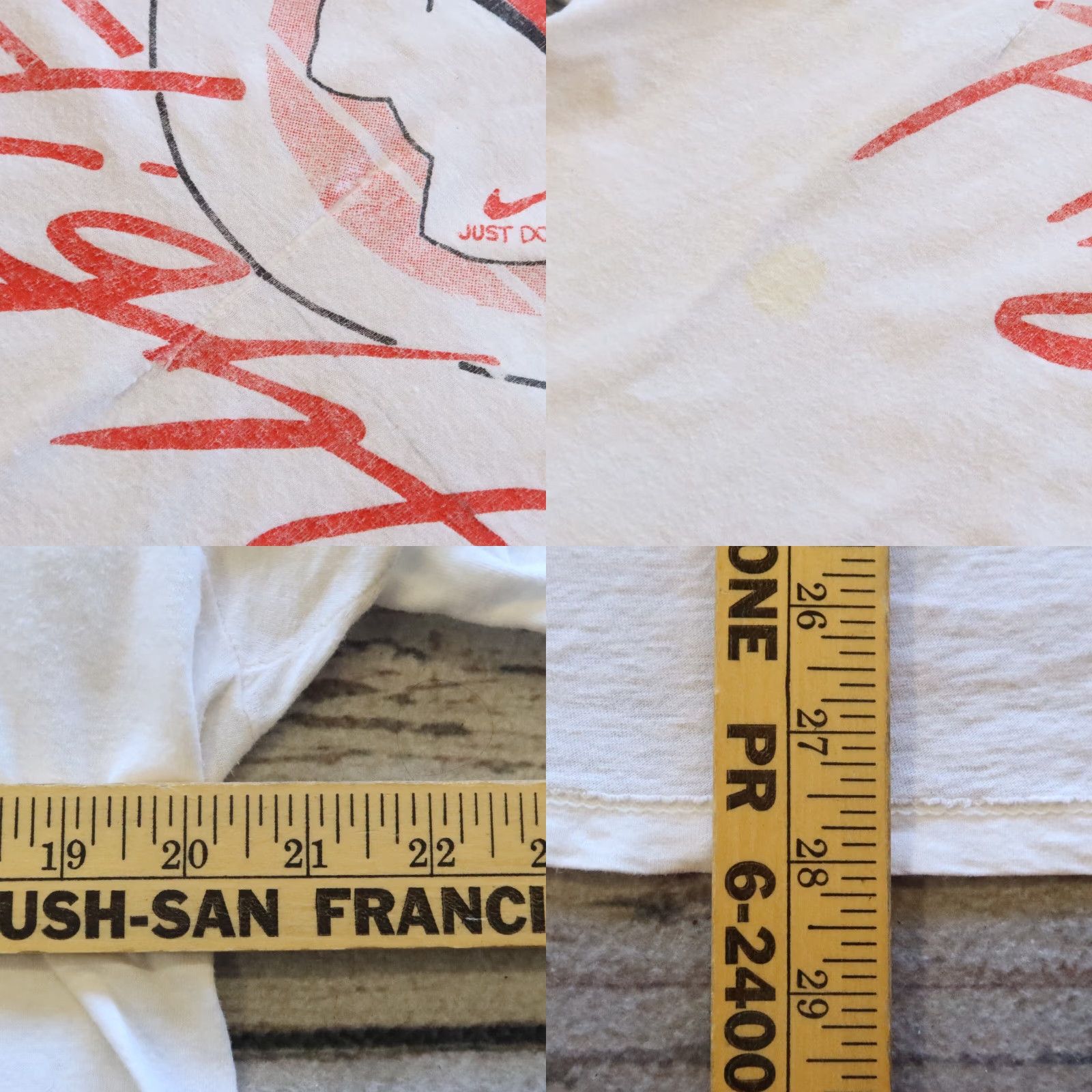 Hanes VINTAGE Air Simpson Flight Tee Shirt L White Bart Simpson Mens Signed by Hanes Size US L / EU 52-54 / 3 - 8 Thumbnail