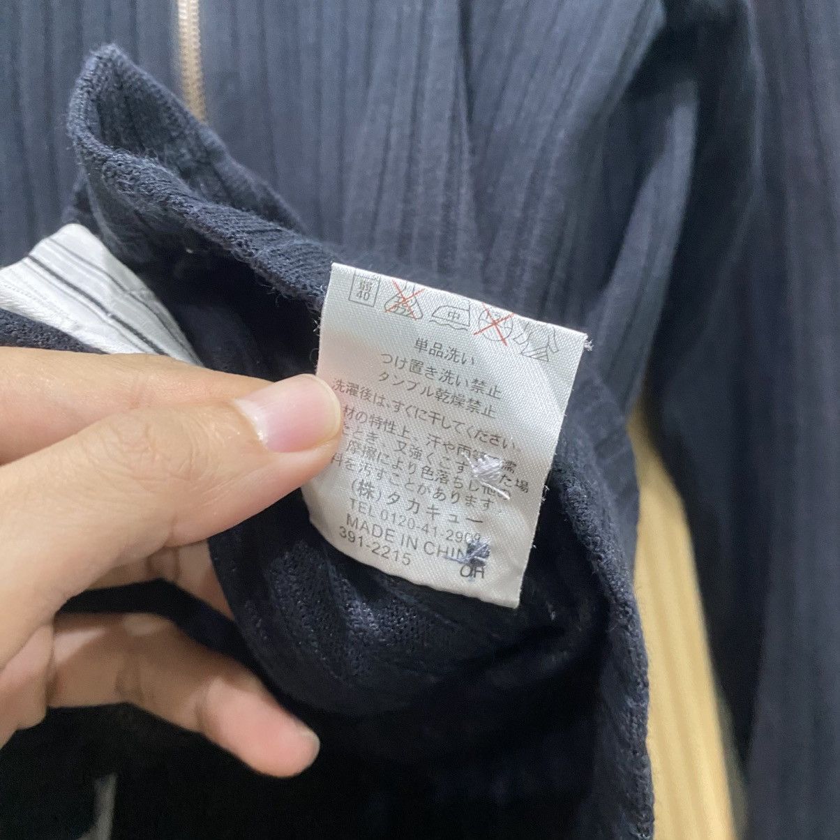 semanticdesign Semantic Design Hybrid Knit Zip Up Jacket Ribbed Pleated Size US S / EU 44-46 / 1 - 11 Thumbnail