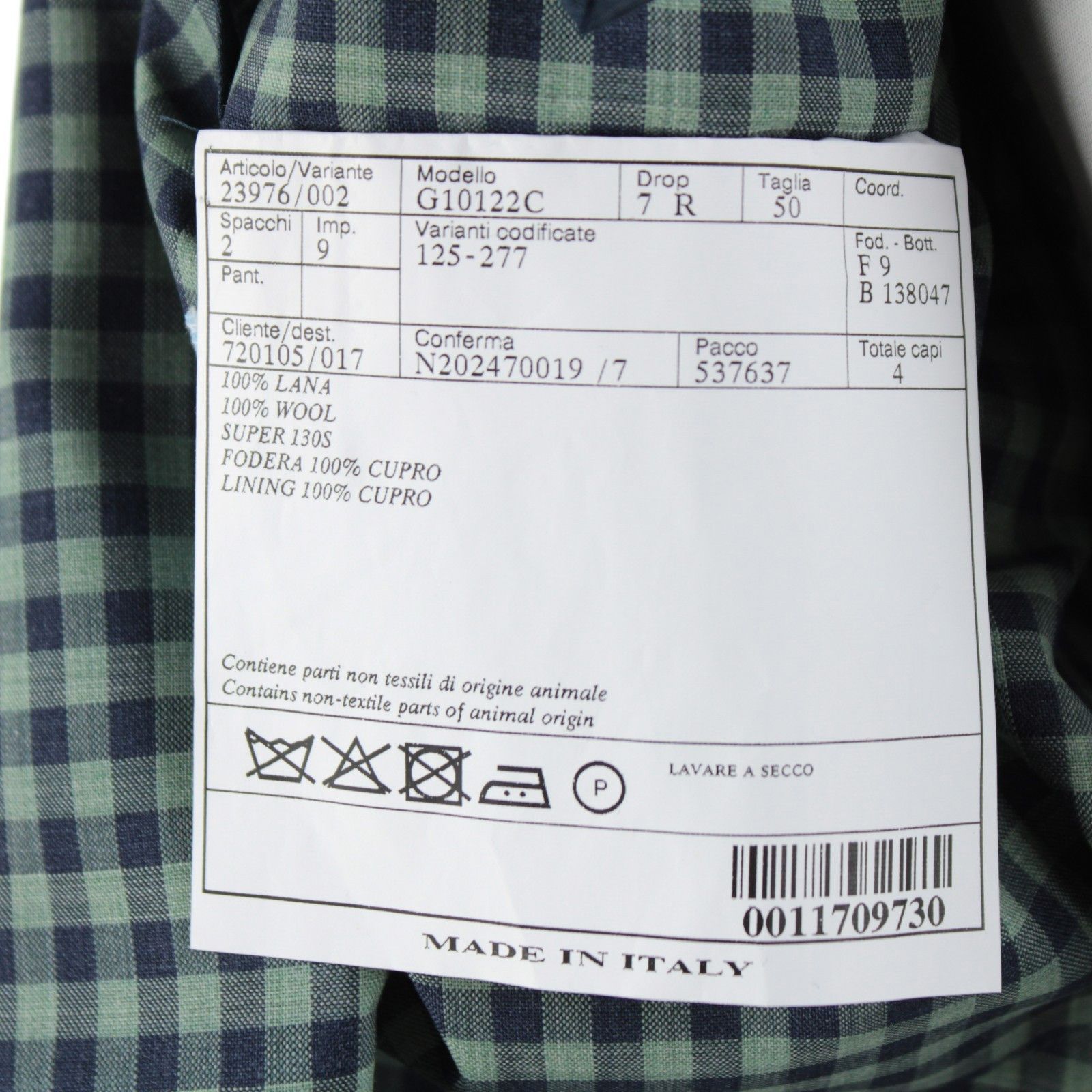 Belvest Belvest Sport Coat Size 40 Regular US in Green Size 40R - 8 Thumbnail