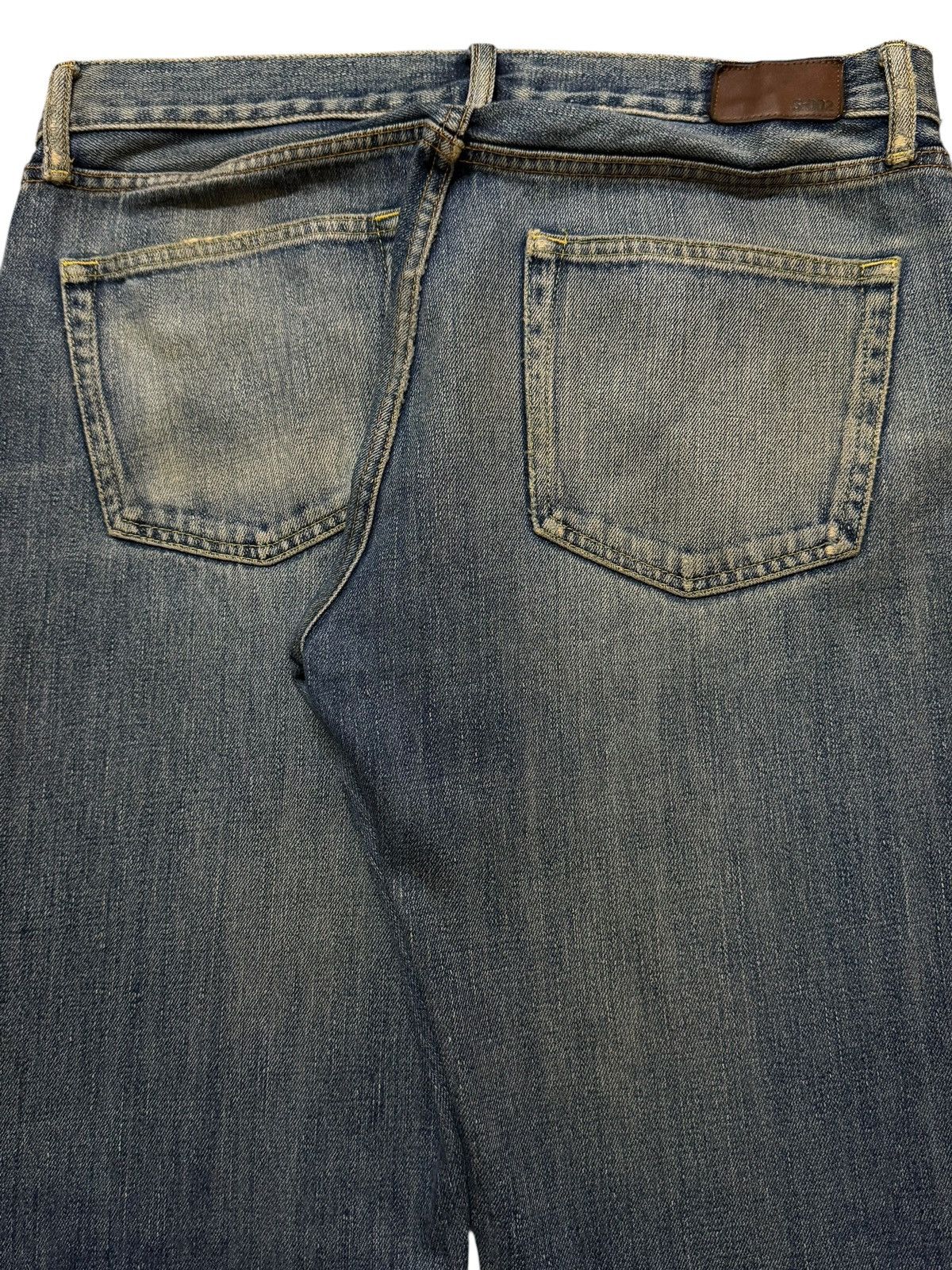 Uniqlo Vintage Y2K Japanese Uniqlo Mud Wash Distressed Straight Leg Size US 34 / EU 50 - 5 Thumbnail