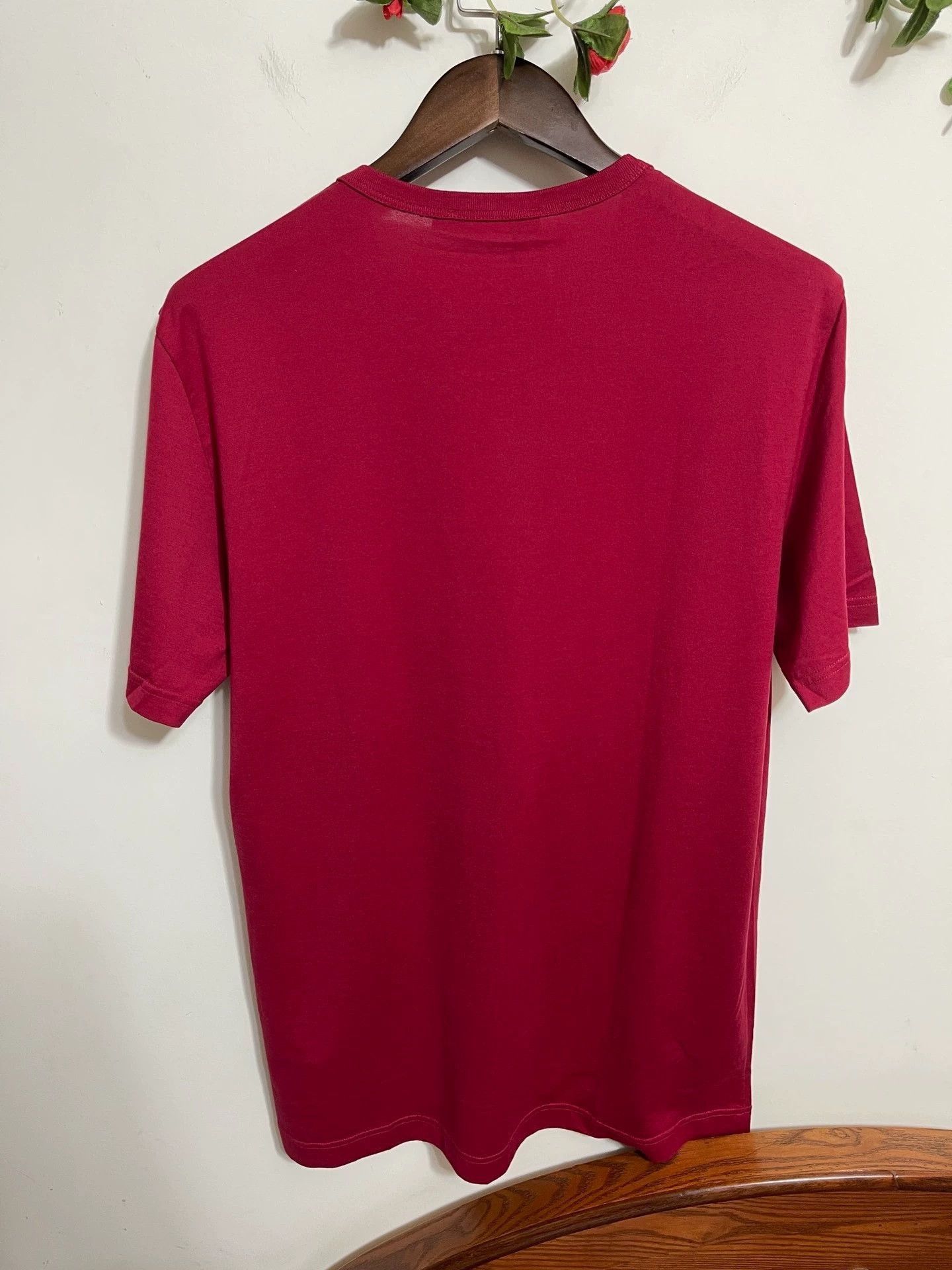 Dolce & Gabbana Red Graphic Short Sleeve T-Shirt Size US L / EU 52-54 / 3 - 2 Thumbnail