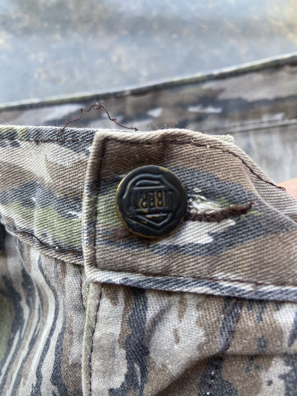 Vintage Vintage Baggy 80’s Carhartt Style Camo Pants 34x30 Size US 34 / EU 50 - 5 Thumbnail