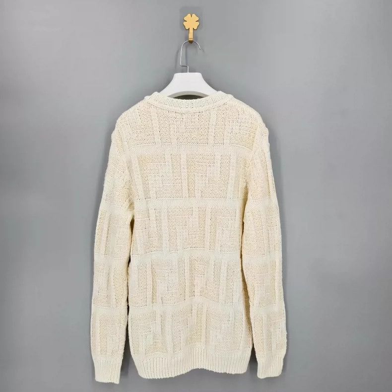 Fendi FENDI Double F Logo Knit Sweater Size US L / EU 52-54 / 3 - 2 Thumbnail