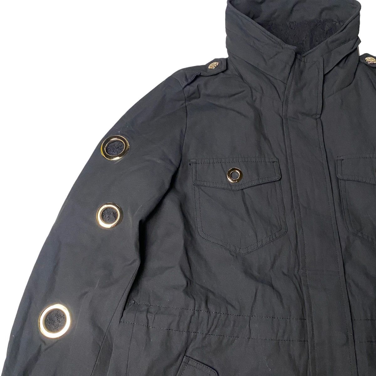 If Six Was Nine 2000's Egoist Studded Ring Hole Jacket Size US M / EU 48-50 / 2 - 5 Thumbnail