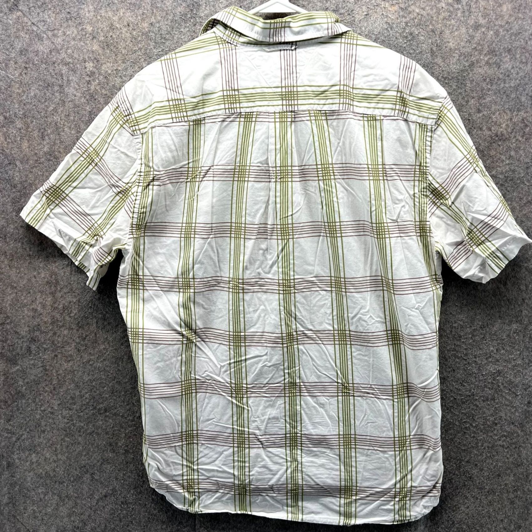 Tommy Hilfiger Tommy Hilfiger Shirt Mens Medium White Green Button Down Short Sleeve Vintage Pattern: Check Size US M / EU 48-50 / 2 - 2 Thumbnail