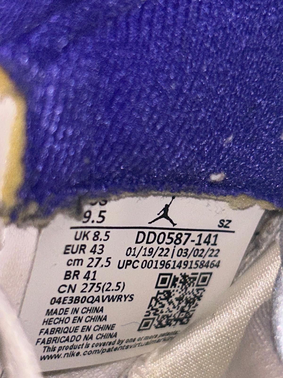 Jordan Brand Air Jordan 5 Retro Dark Concord Size US 9.5 / EU 42-43 - 6 Thumbnail