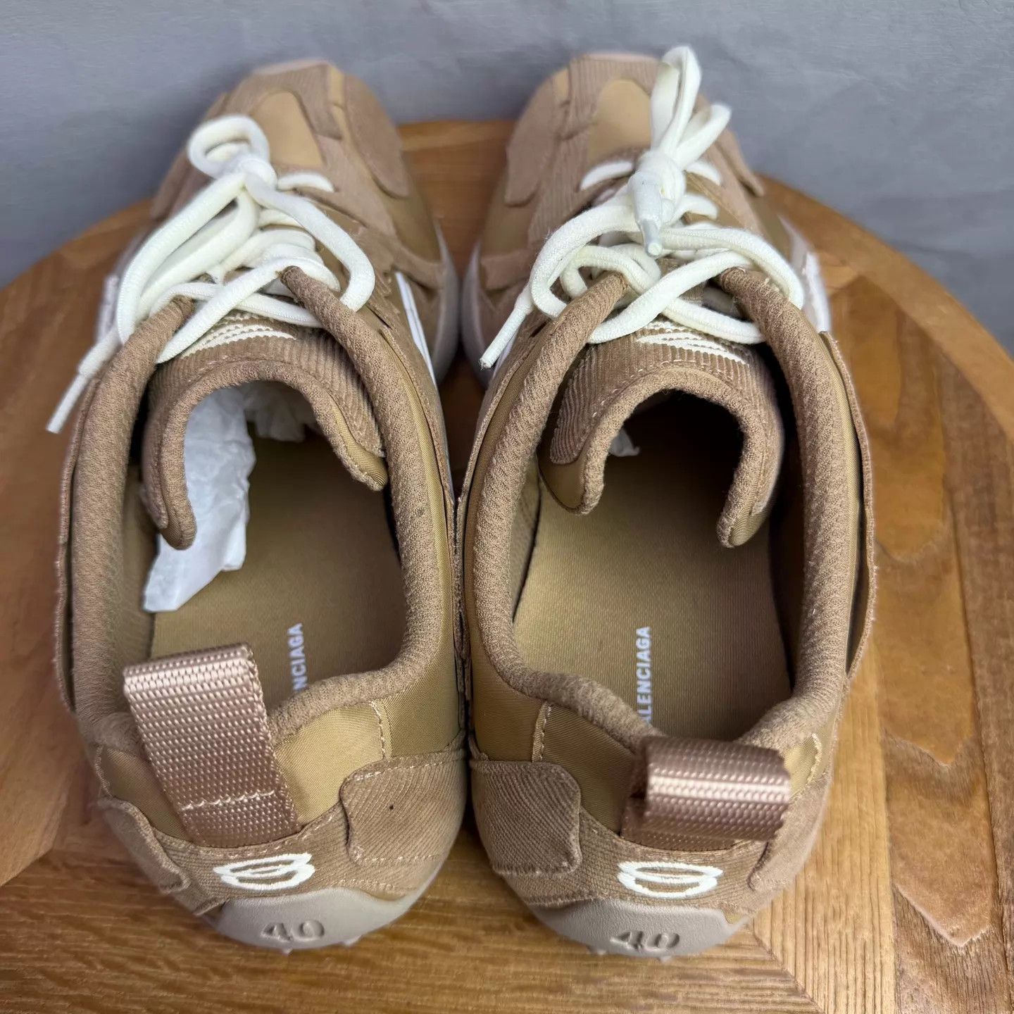 Balenciaga Balenciaga Mon Utra NY Tan Men's 40 9.99 New Box & Dust Bag Size US 7 / EU 40 - 8 Thumbnail