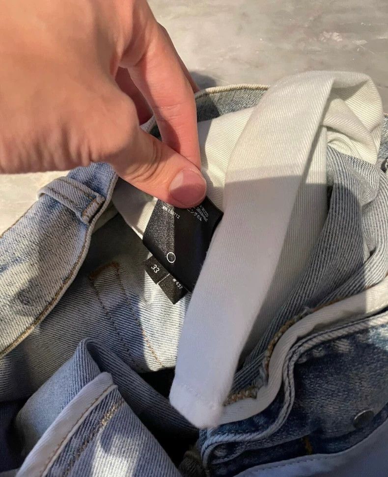 Amiri Amiri rainbow patched blue denim pants Size US 33 - 5 Thumbnail
