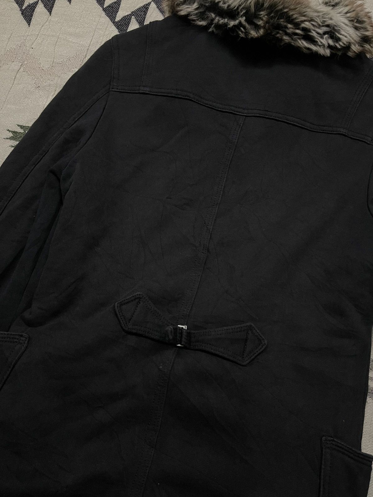 Diesel 2000s DIESEL MINK FUR FLEECE LINEN BUTTON UP JACKET Size US XXS / EU 40 - 17 Thumbnail