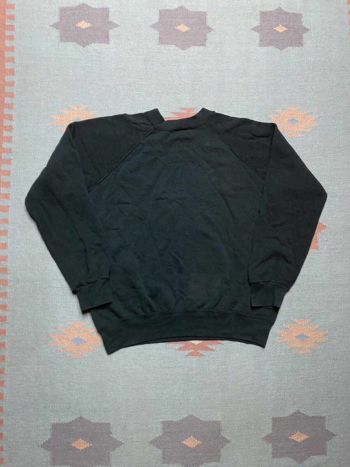 Vintage VTG 80s crewneck sweatshirt New Lothrop Michigan black L Size US L / EU 52-54 / 3 - 4 Thumbnail