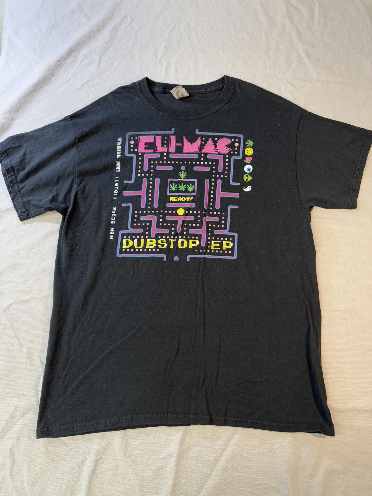 Gildan Eli-Mac Dubstop EP T-shirt Pac man Marijuana Tee - L Size US L / EU 52-54 / 3 - 1 Thumbnail