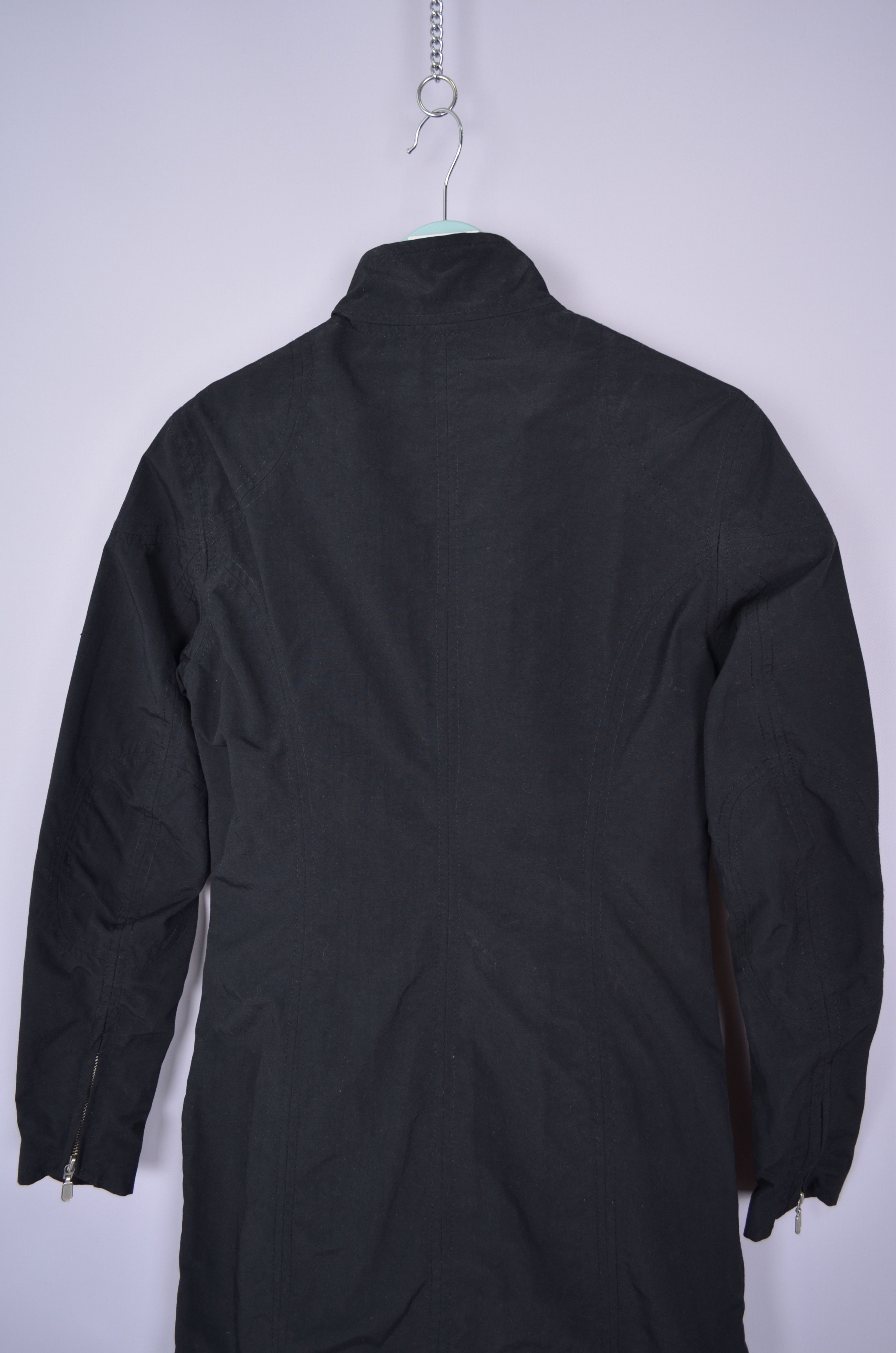 Belstaff × Designer Belstaff Womens Nylon Black Parka Jacket Size 42 Full Zip Size M / US 6-8 / IT 42-44 - 15 Thumbnail