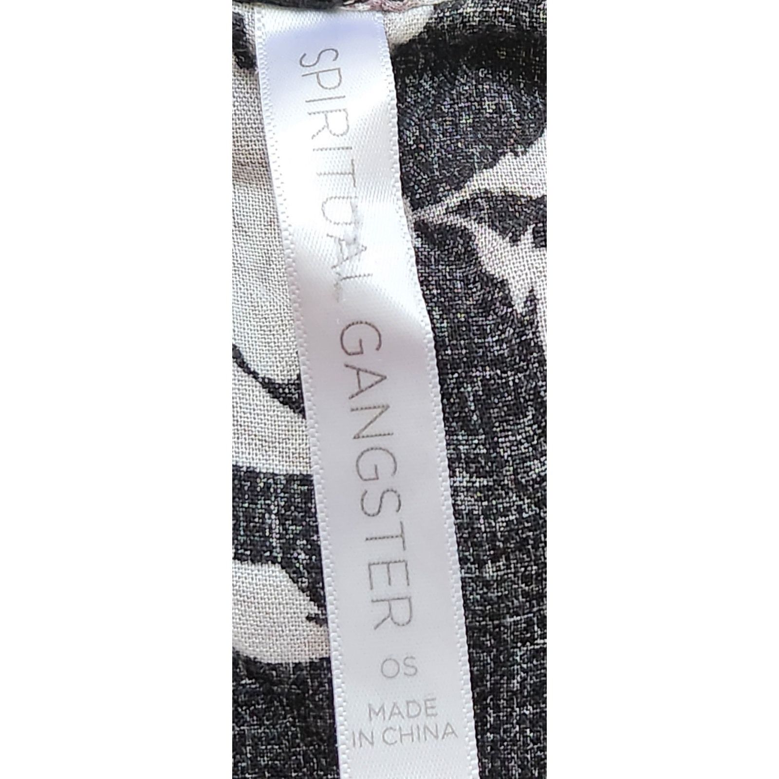 Other Spiritual Gangster Black Tan Floral Print Kimono OS Size ONE SIZE - 5 Thumbnail