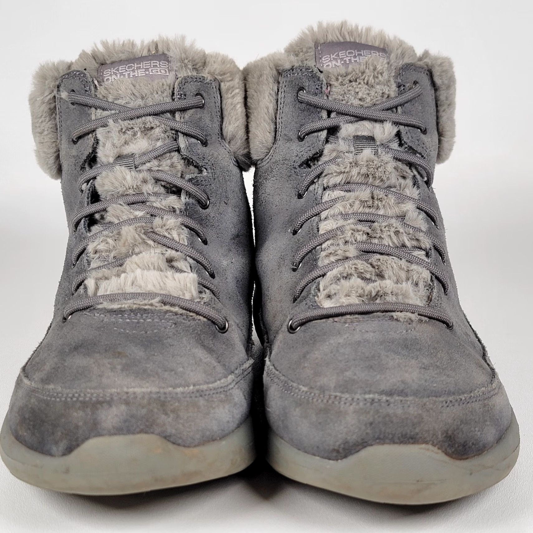 SKECHERS Skechers Women's On The Go Glacial Ultra Cozy Boots Gray Size 11 US 41 EU Size US 11 / IT 41 - 2 Thumbnail